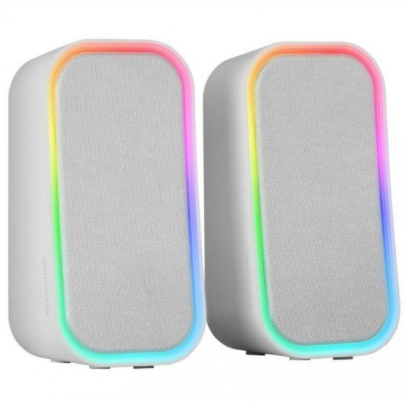 MARS GAMING Altavoces BLUETOOTH Ms-om Blanco 20W/ 2.0