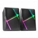 MARS GAMING Altavoces Ms-h Negro 10W/ 2.0