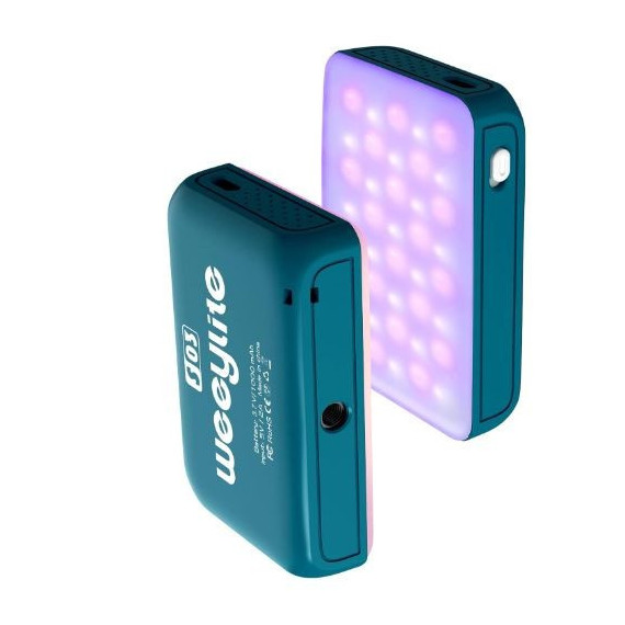 Mini Luz Led de Video Rgb Weelite S03 Azul  WEEYLITE