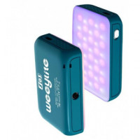 Mini Luz Led de Video Rgb Weelite S03 Azul  WEEYLITE