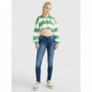 Nora Mr Skny Nnmbs New Niceville Mid Blu  TOMMY JEANS