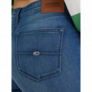 Nora Mr Skny Nnmbs New Niceville Mid Blu  TOMMY JEANS