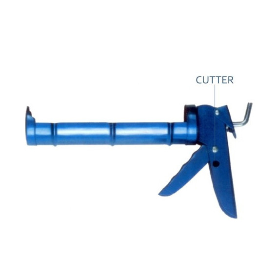 Pistola Silicona Cremallera Azul