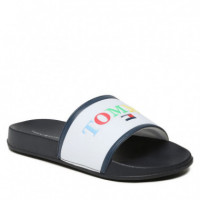 Chanclas Logo Pool Slide  TOMMY HILFIGER - Guanxe Atlantic Marketplace