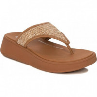 Sandalias F-mode Wo-raf Flatfor Toe Sand  FIT-FLOP