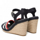 Cuñas Feminine Crochet High Wedge  TOMMY HILFIGER