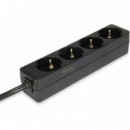 Regleta 4 Tomas Schuko Toma Iec EQUIP 1,1MTRS.