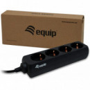 Regleta 4 Tomas Schuko Toma Iec EQUIP 1,1MTRS.
