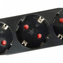 Regleta 4 Tomas Schuko Toma Iec EQUIP 1,1MTRS.