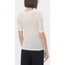 Top Mujer TOMMY HILFIGER Slim Soft Tencel C-nk 1/2SLV