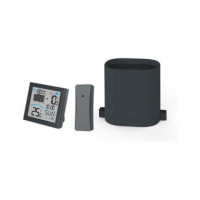 HAMA Estacion Metereologica con Pluviometro y Sensor Externo Negro 186420