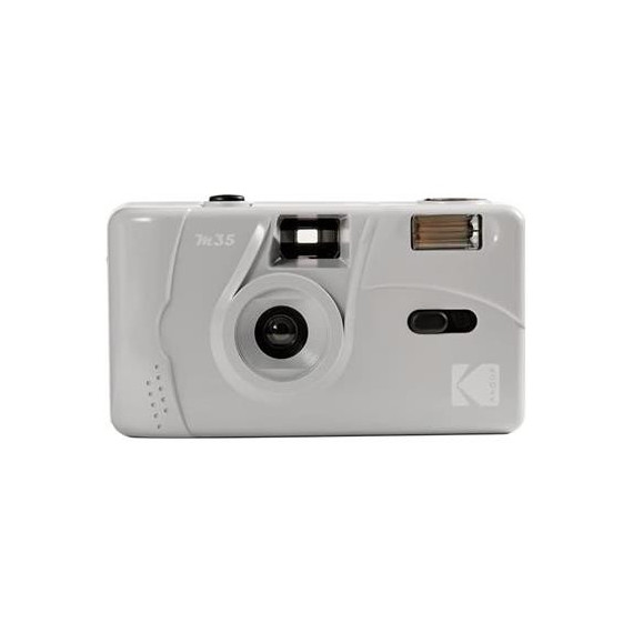 KODAK Camara Analogica con Flash M35 Gris Marmol con Rollo de 36 Fotografias