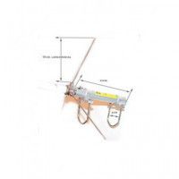 DIAMOND Antena X-50N Base Fibra Vhf-uhf 4,5/7,2DB 1
