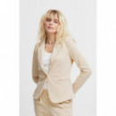 Chaquetas Mujer Blazer ICHI Kate Pique Doeskin