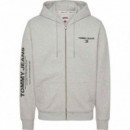 Sudadera de Capucha con Cierre de Cremallera Tommy Jeans  TOMMY HILFIGER