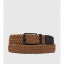 Cinturón Textil Trenzado Elástico Tech 3.5 de TOMMY HILFIGER
