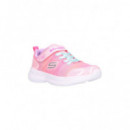 Zapatillas SKECHERS para Niña Cordon Elastico y Velcro