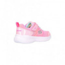 Zapatillas SKECHERS para Niña Cordon Elastico y Velcro