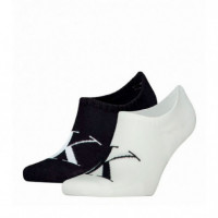 Pack de 2 Calcetines Invisibles con Logo  CALVIN KLEIN
