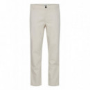 Pantalones !SOLID Filip Structure Elastic Oatmeal