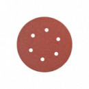 Disco Lija Adherente 150MM Grano 120 6 Agujeros