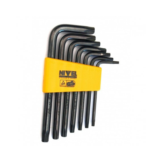 Llaves Allen Torx Set 7 Piezas 10,15.20,25,27,30,40 Nivel