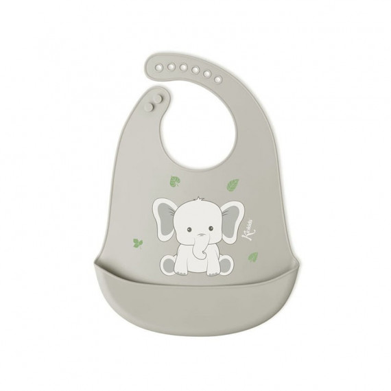 KIOKIDS BABERO SILICONA GRIS REF: 3737/ 5444