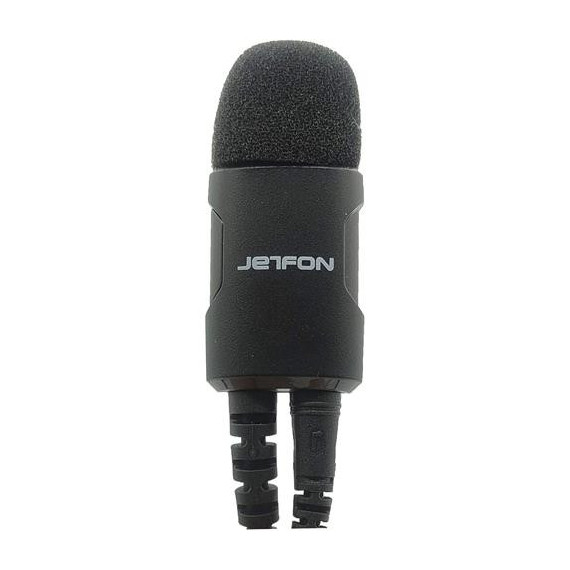 JETFON Microauricular para Motorola 2PIN Orejero Negro JR-E1703