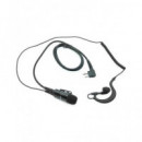 JETFON Microauricular para Motorola 2PIN Orejero Negro JR-E1703