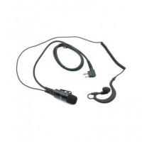 JETFON Microauricular para Motorola 2PIN Orejero Negro JR-E1703