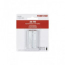 FONESTAR Pack 2 Pilas Recargable Ni-mh AA-R6 2200 Mah