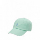 Gorros y Gorras Gorra POLO RALPH LAUREN Verde Celadon con Visera de Tela de Algodón
