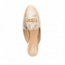 Tiffanie Flat Mule Pale Gold  MICHAEL KORS