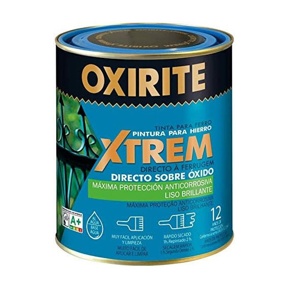 Pintura Xylazel Metal Oxirite Xtrem Negro 4 L