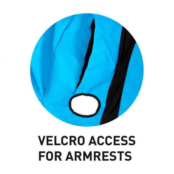 Funda de Coche Impermeable Single Cyan  SURFLOGIC