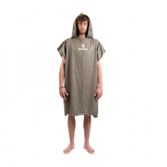 Poncho Microfibras Verde Oliva  SURFLOGIC