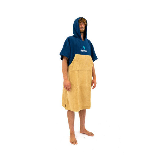 Poncho Navy&yellow SURFLOGIC