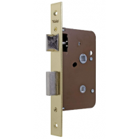 Yale - Azbe Picaporte Cerradura De Embutir Estándar Latonado Entrada 45 Mm - Modelo 65170hl