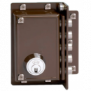 Cerradura Sobreponer Izquierda Marron Jis - Modelo 5239 I