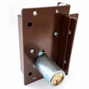 Cerradura De Seguridad Jis - Color Marrón - Izquierda - Modelo 5240