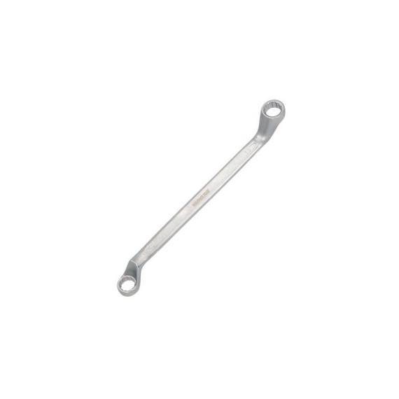Llave Acodada Estrella De 25 X 28 Mm En Acero Cromo Vanadio Con Cabeza Pulida Y 75ş De Ángulo Compen