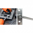 Llave Acodada Estrella De 25 X 28 Mm En Acero Cromo Vanadio Con Cabeza Pulida Y 75ş De Ángulo Compen