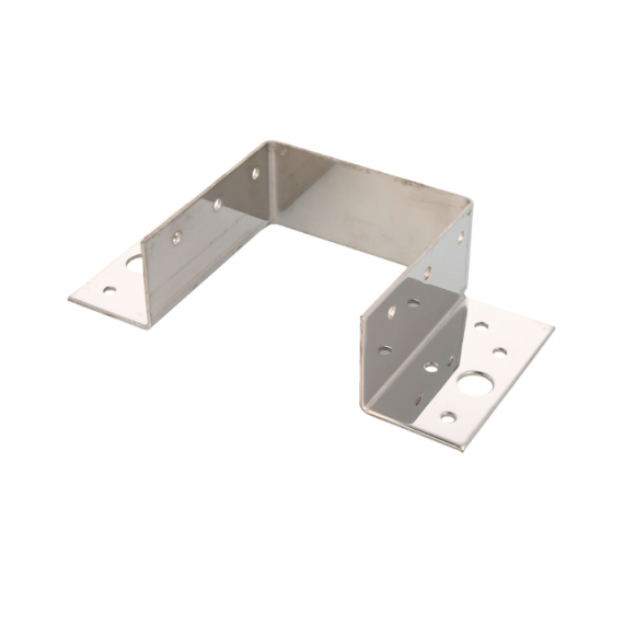 Soporte Inox 18/8 Para Vigas Modelo 353 - 90 X 90 Mm