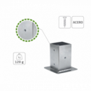 Soporte Para Viga Zincado 72 Mm - Modelo 358