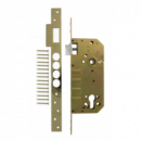 Cerradura Entrada Latonado Barnizado 60mm - Modelo 100