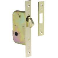 Cerradura Embutir Con Pico De Loro Latonado Barnizado 45 Mm - Modelo 510 - Guanxe Atlantic Marketplace