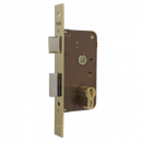 Yale - Azbe Cerradura De Embutir Estándar Para Puertas Latonado Cuero Entrada 40 Mm 600 - Modelo 600