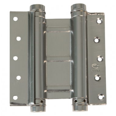 Bisagra Doble Acci&oacute;n Niquel 100 Mm - Modelo 3037