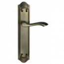 Juego Manillas Con Pomo Modelo 204 Ab Cuero