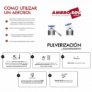 Ambro-sol - Pintura Acrílica En Spray, Color Blanco Brillo 1, Ral 9010, Resultado Profesional En Múl